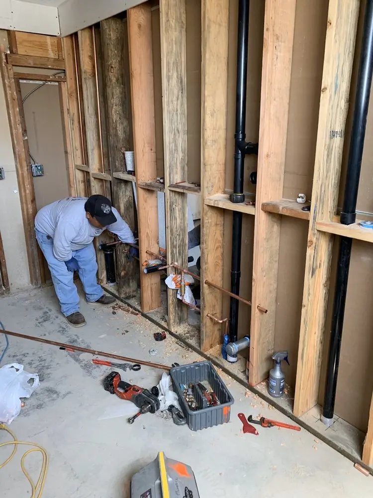 Commercial rough-in plumbing for Trenchless Sewer Repair in West Englewood